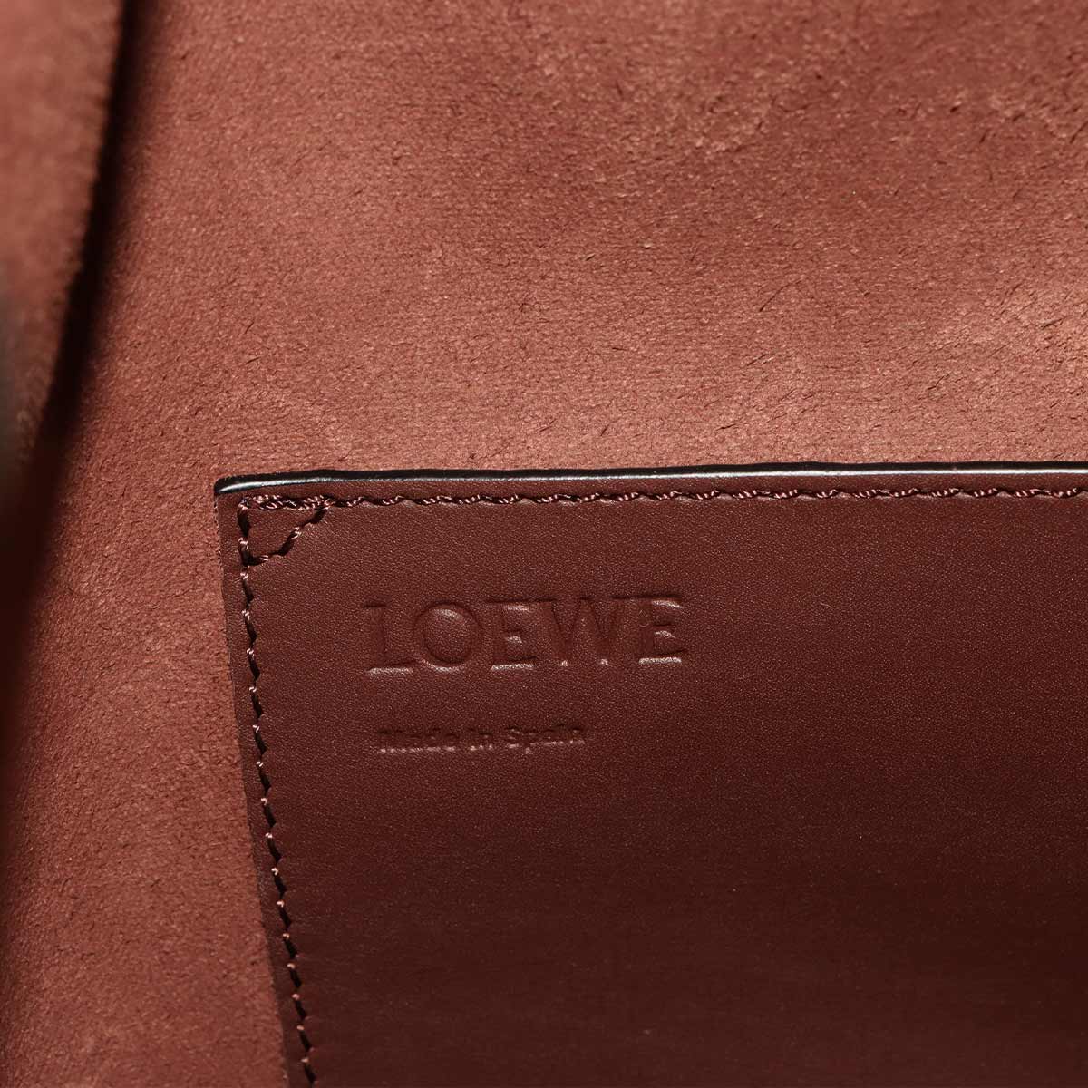 Balloon Medium Hand Shoulder Bag Leather Brown Purse