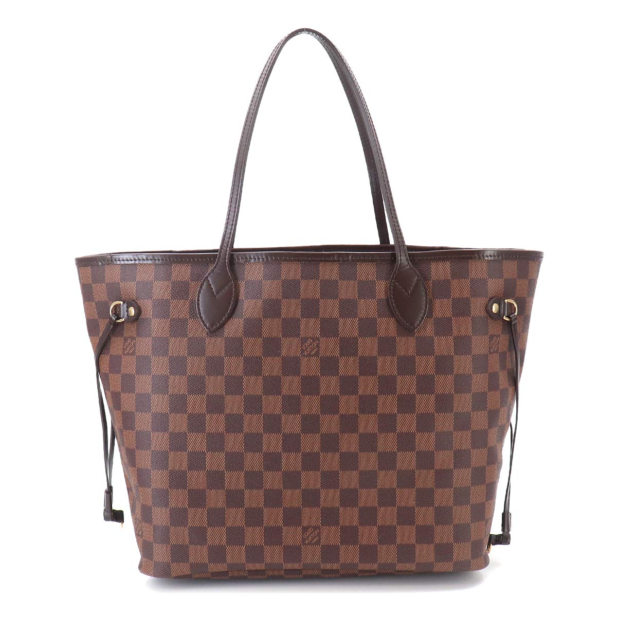 Damier Neverfull MM Tote Bag Ebene Cerise N51105 Purse