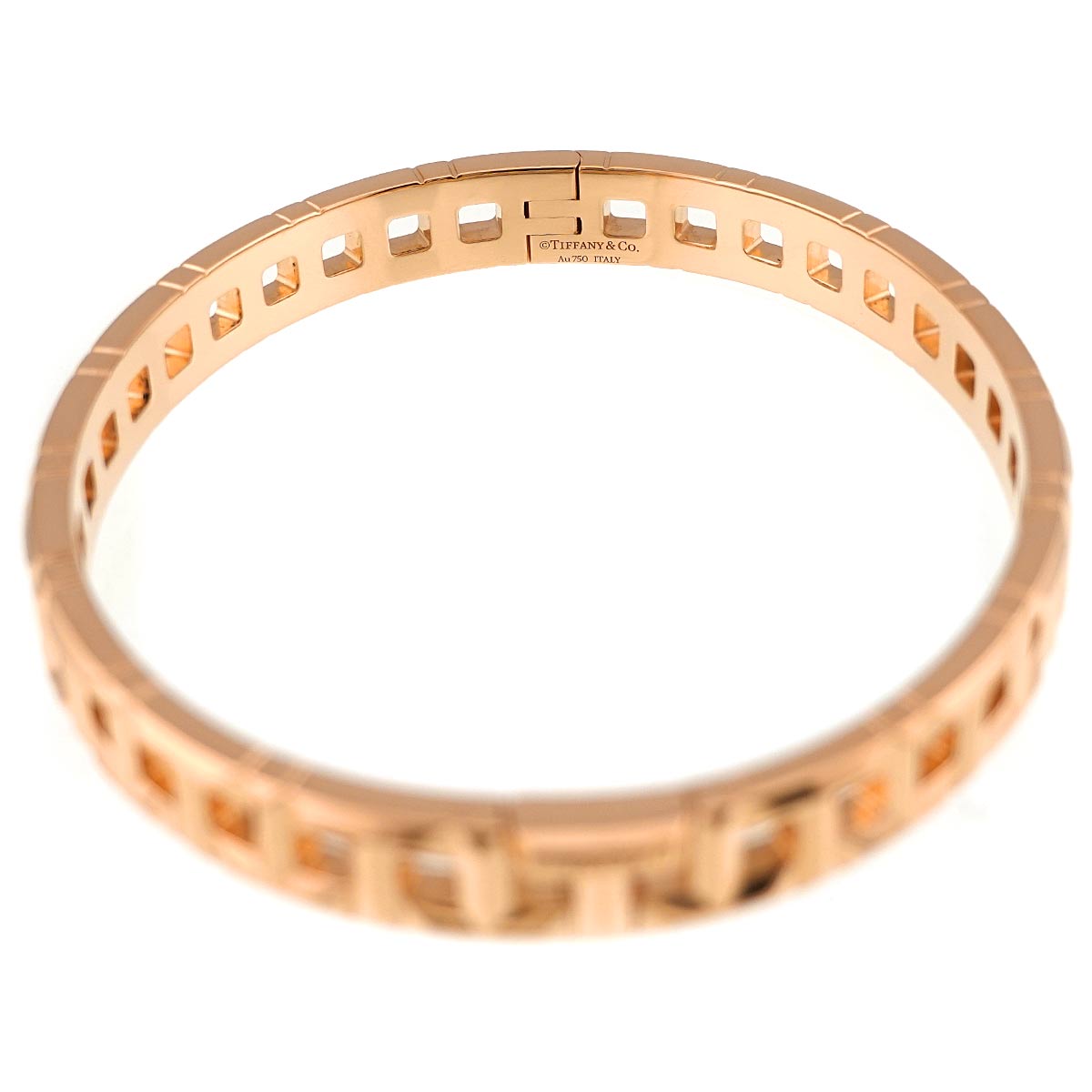 T True Narrow Bracelet 18K Pink Gold 750