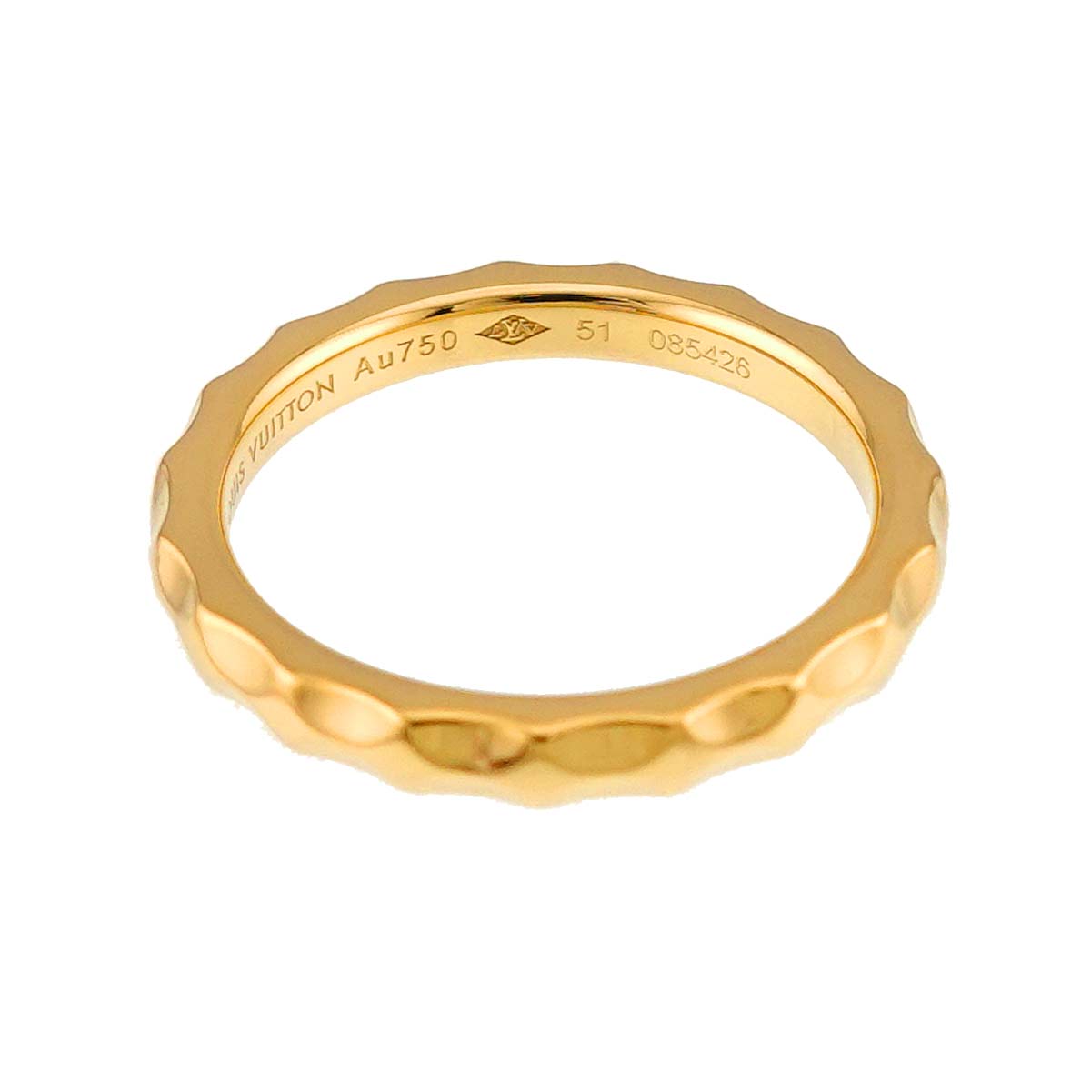 Monogram Ring 18K YG 750 Size51 5.5-5.75(US)