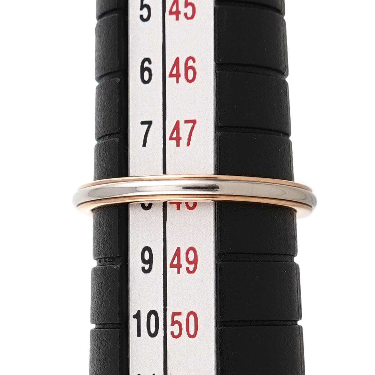 Lucida Band Ring 18K 750 PG Platinum Size4.5(US)