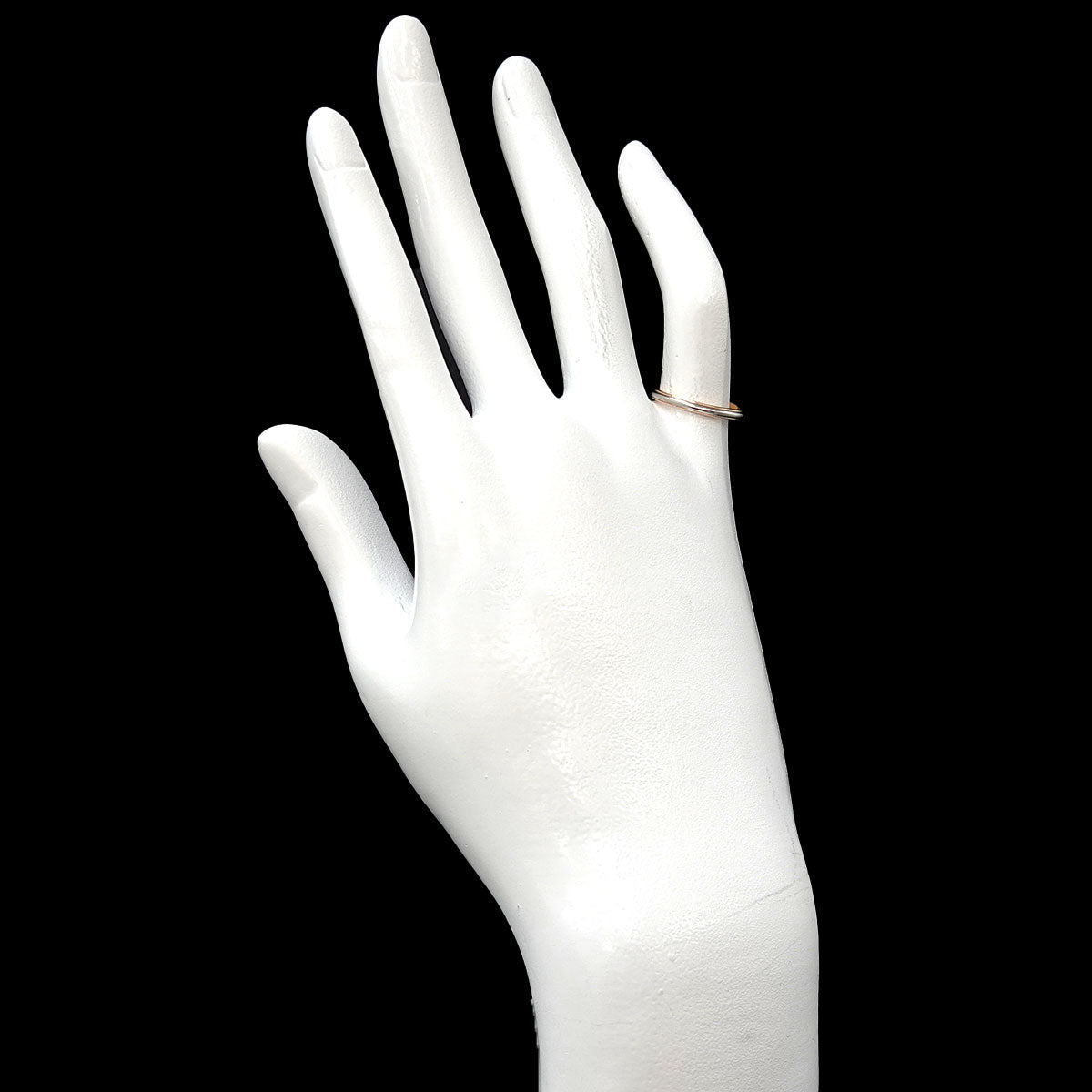 Lucida Band Ring 18K 750 PG Platinum Size4.5(US)