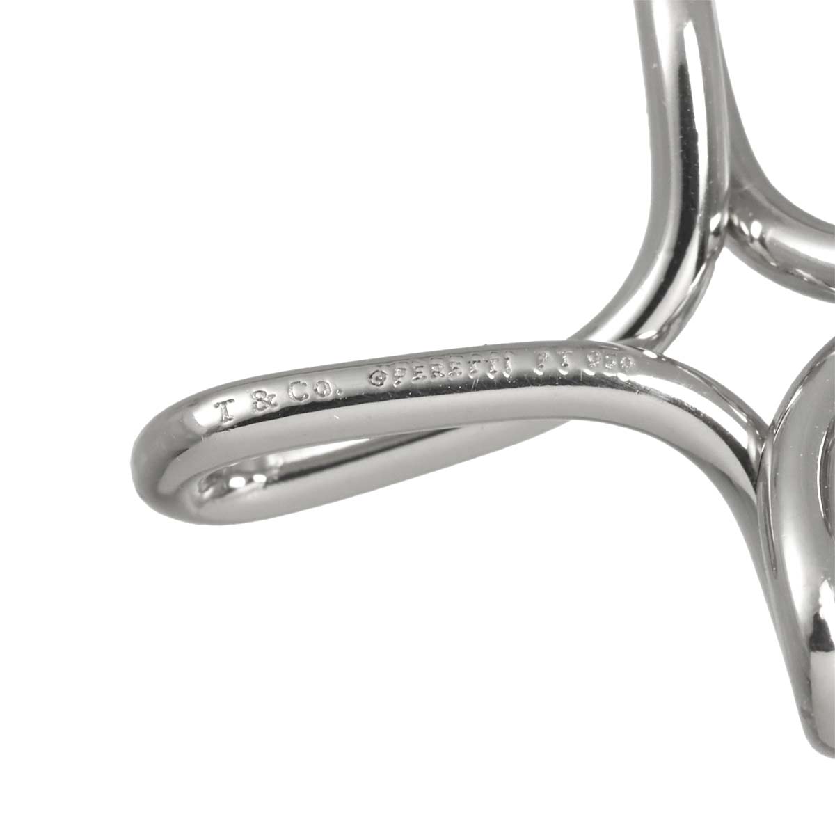 Infinity Cross Necklace Platinum
