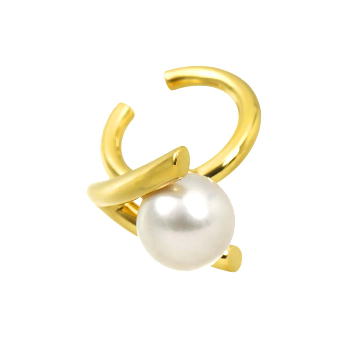 danger Akoya Pearl 7.1mm Ear Cuff 18K YG 750