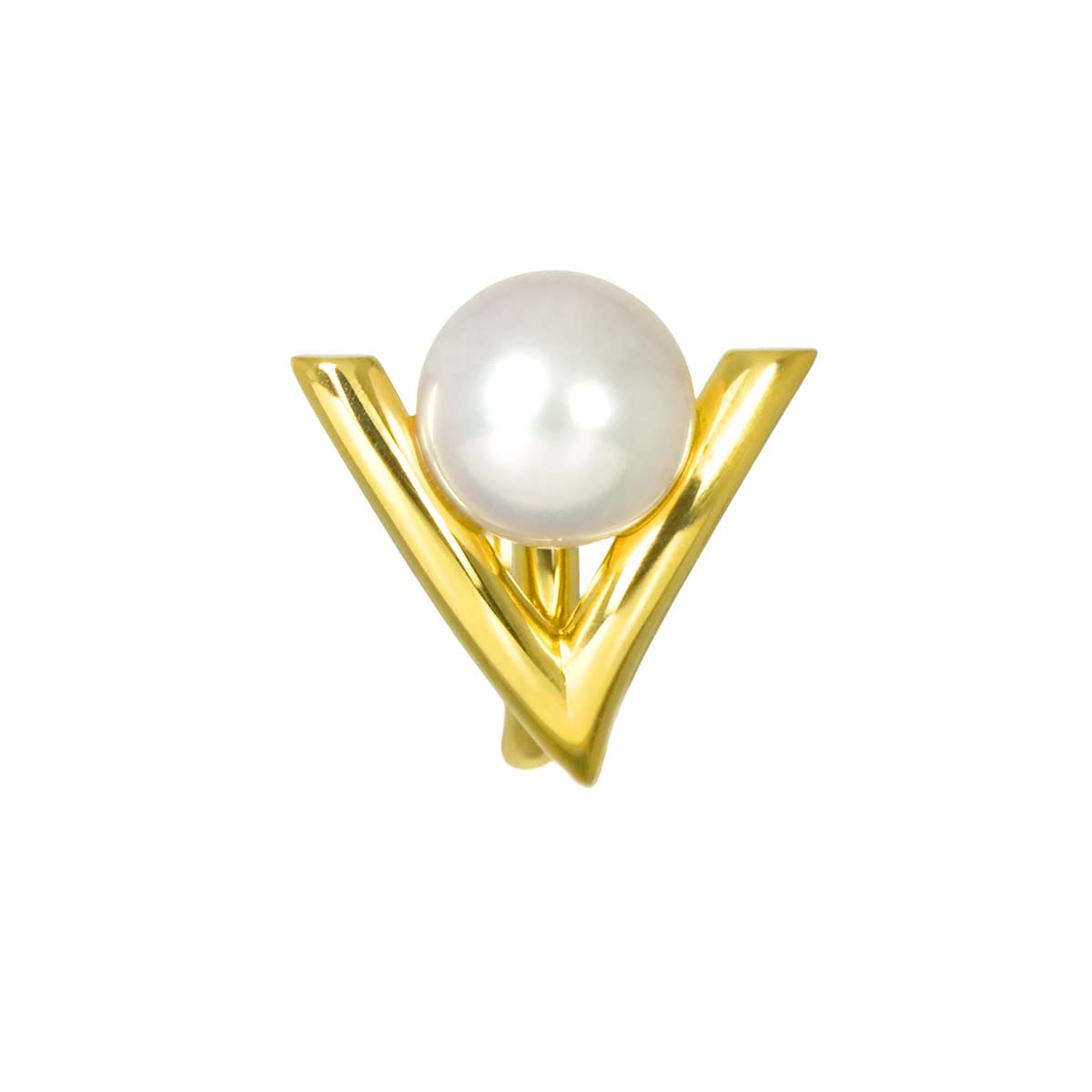 danger Akoya Pearl 7.1mm Ear Cuff 18K YG 750