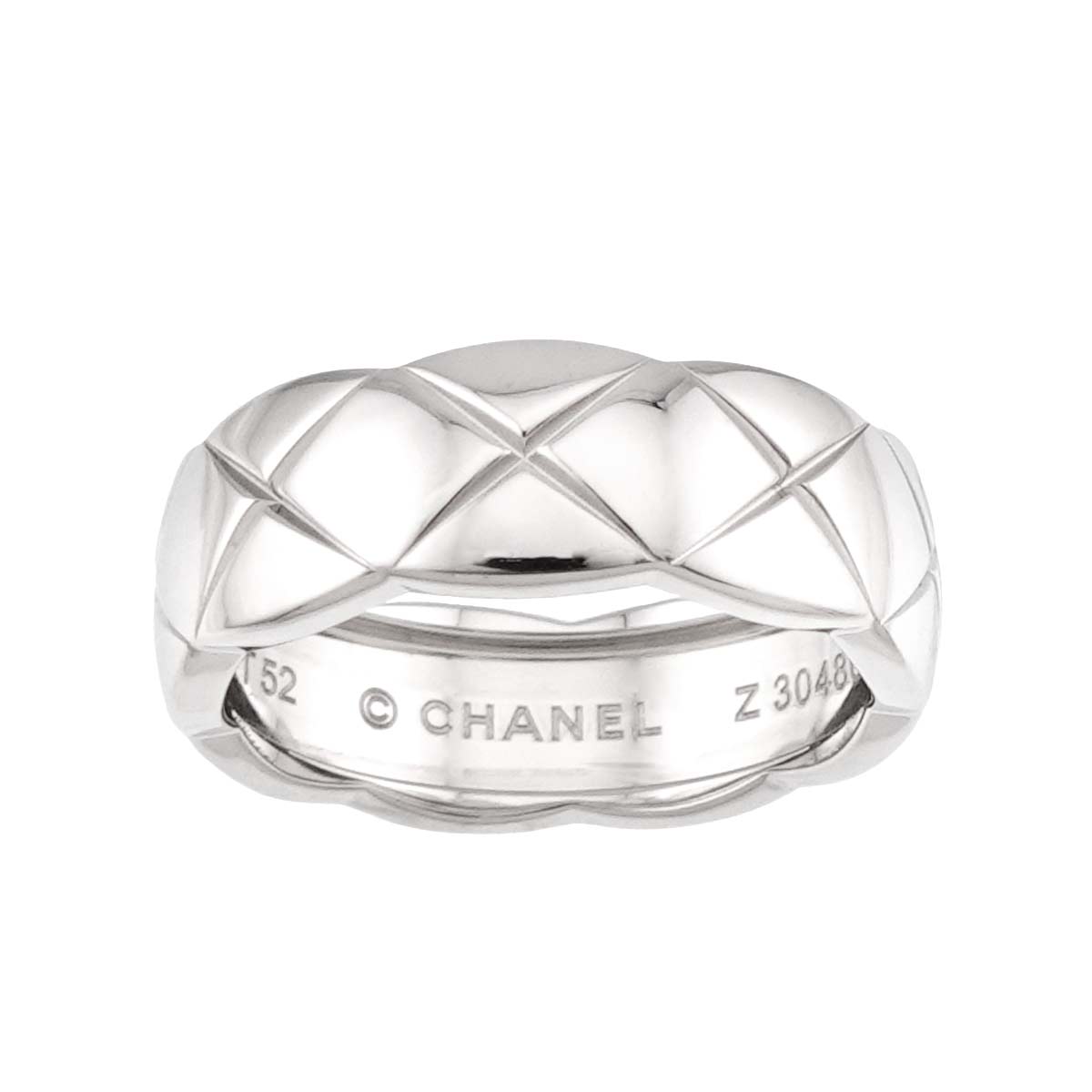 Coco Crush MM Ring 18K WG 750 size52 6(US)