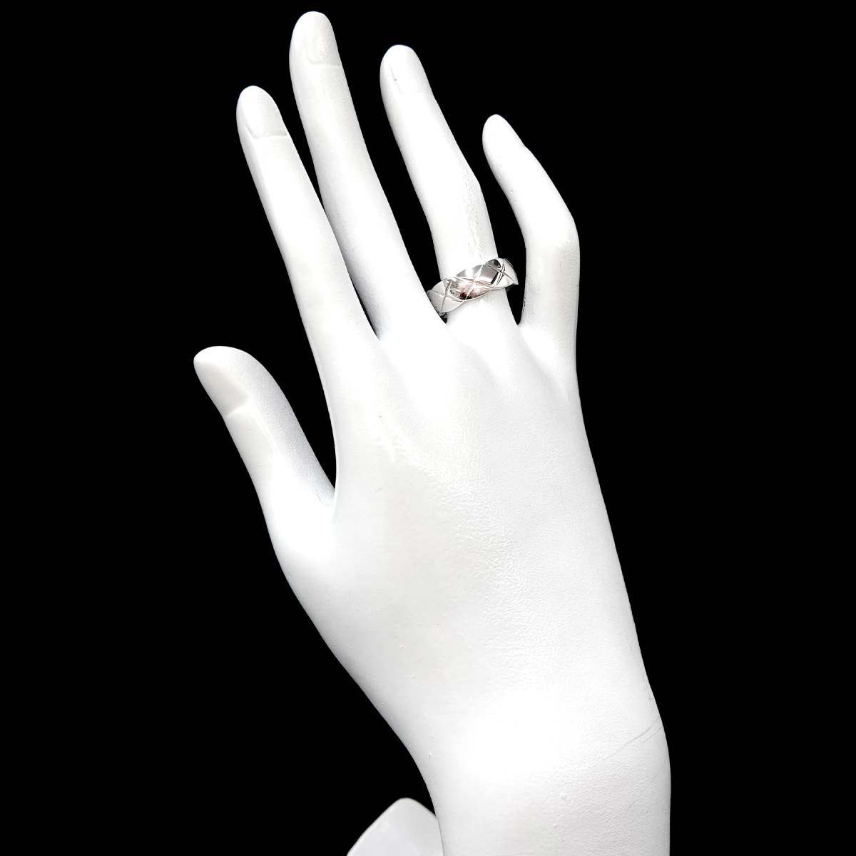 Coco Crush MM Ring 18K WG 750 size52 6(US)