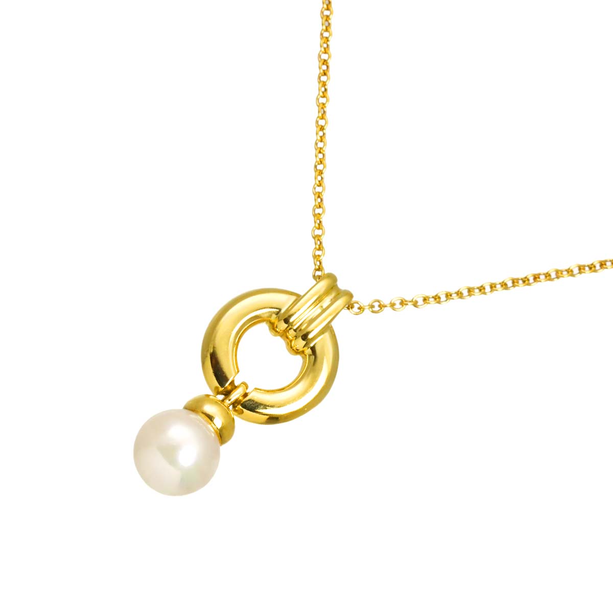 Akoya pearl 6.3mm Necklace 18K YG 750