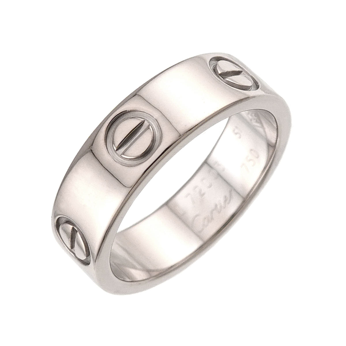 Love Ring 18K White Gold 750 size51 5.25-5.5(US)
