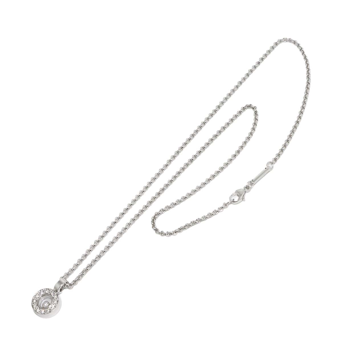 Happy Diamond Necklace 18K White Gold 750