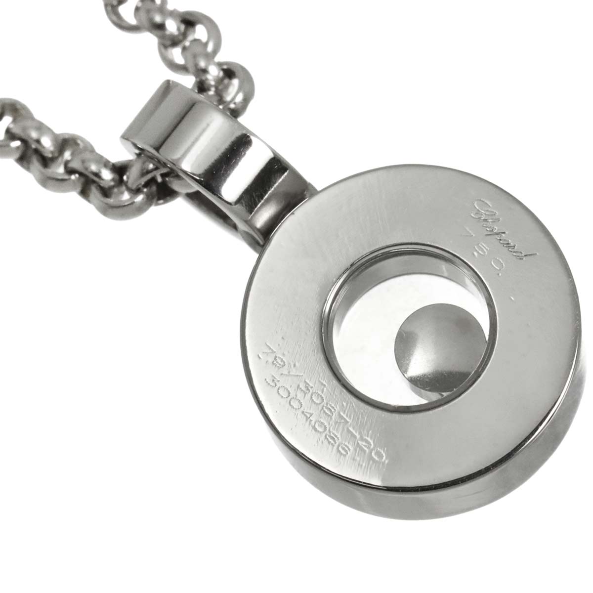 Happy Diamond Necklace 18K White Gold 750