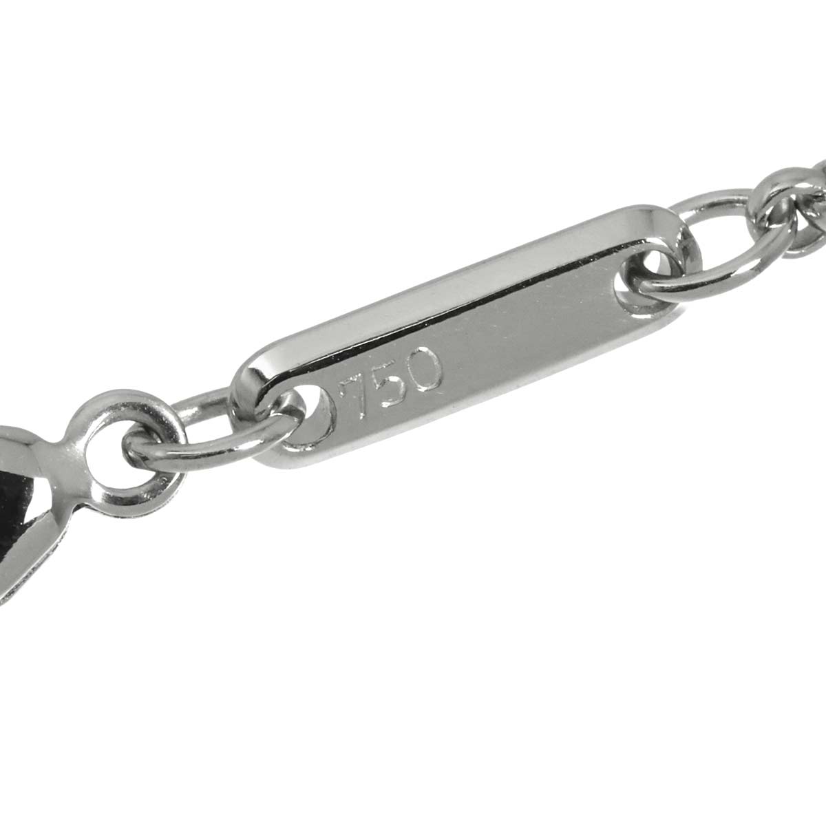 Happy Diamond Necklace 18K White Gold 750