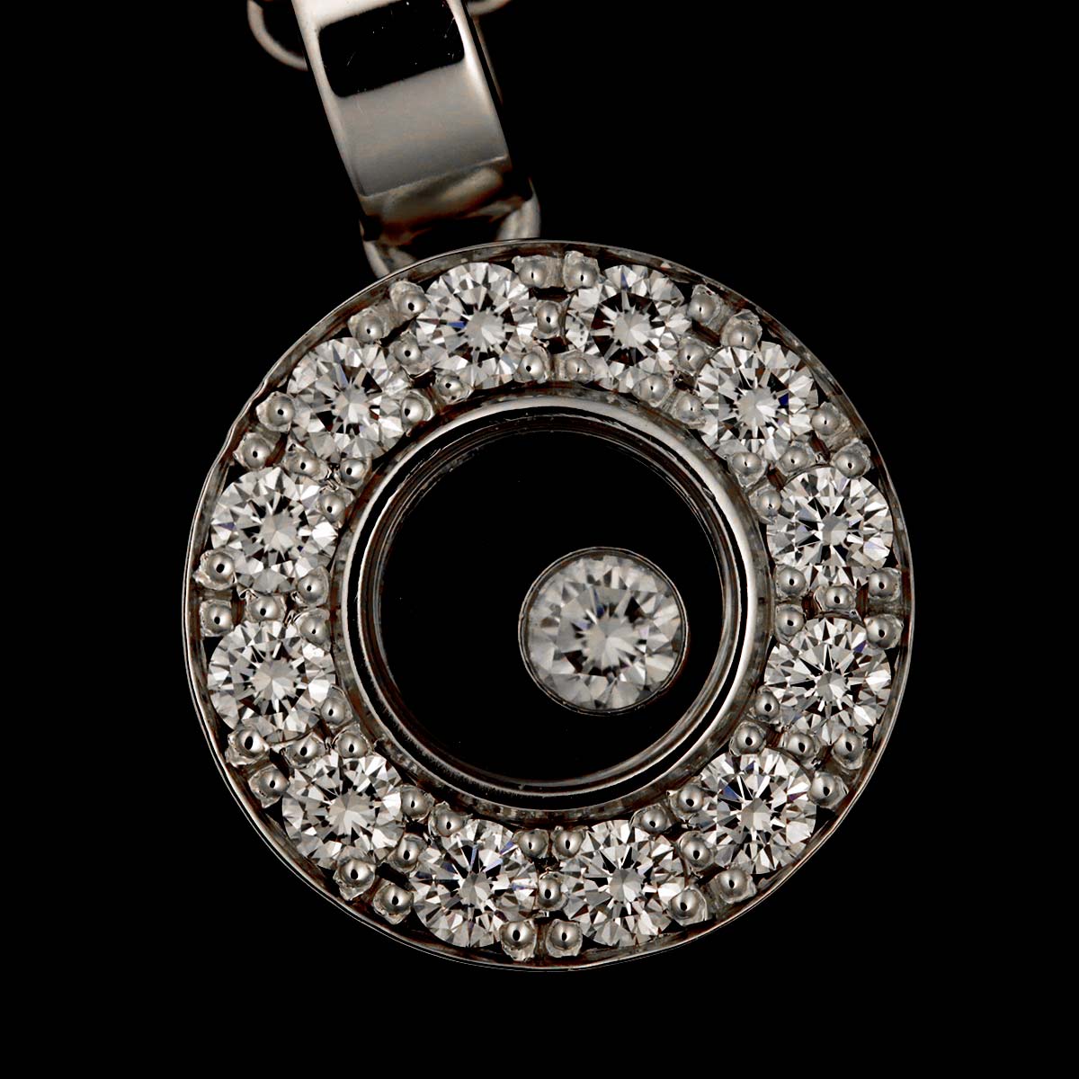 Happy Diamond Necklace 18K White Gold 750