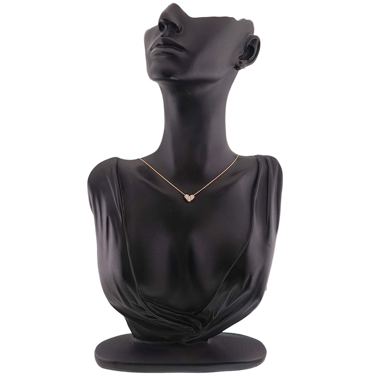 Diamond 0.20ct Necklace 18K Pink Gold 750