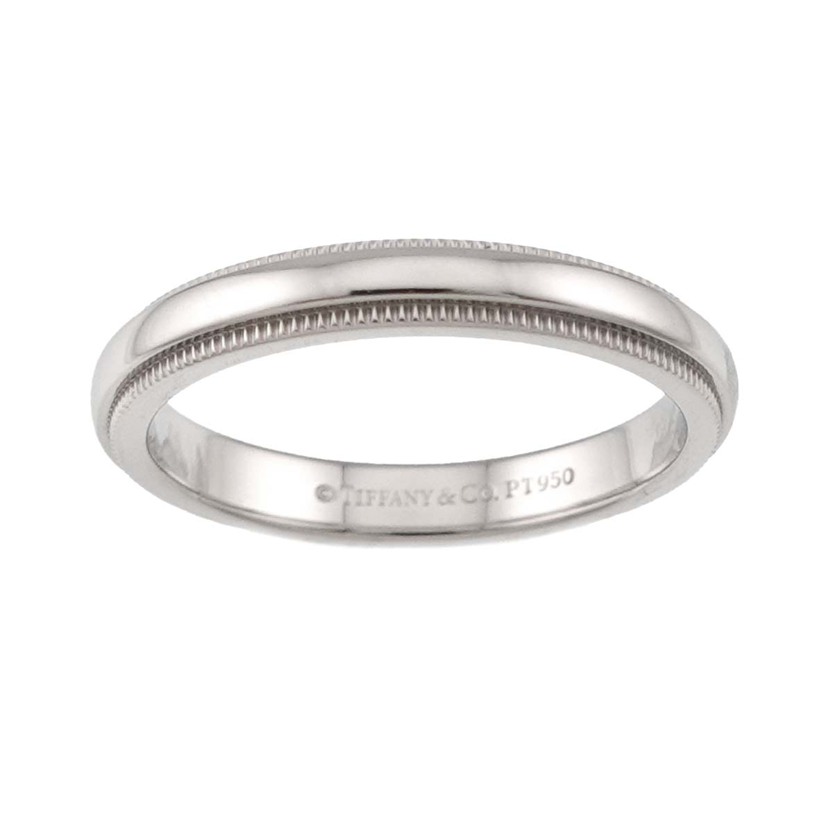 Milgrain Band Ring Pt Platinum Size6.25-6.5(US)