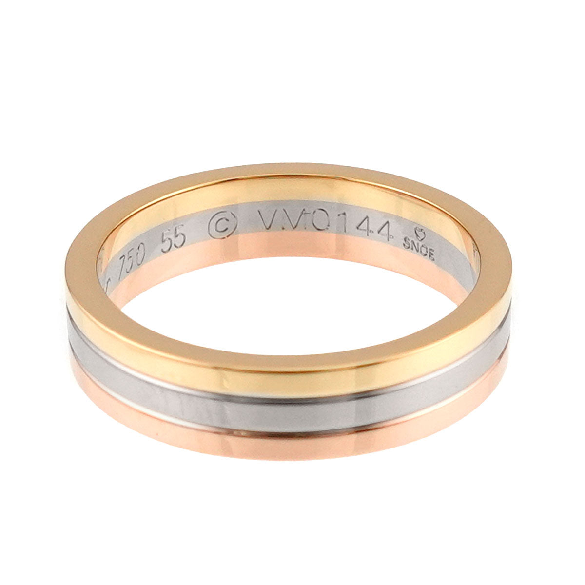 Vendome Ring 18K YG WG PG 750 size55 6.75-7.25(US)