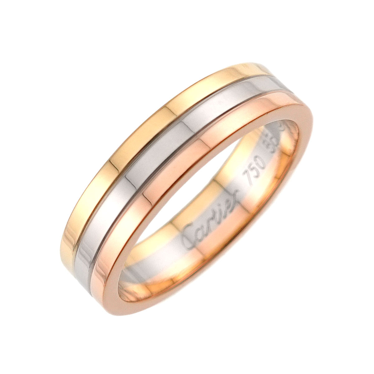 Vendome Ring 18K YG WG PG 750 size55 6.75-7.25(US)