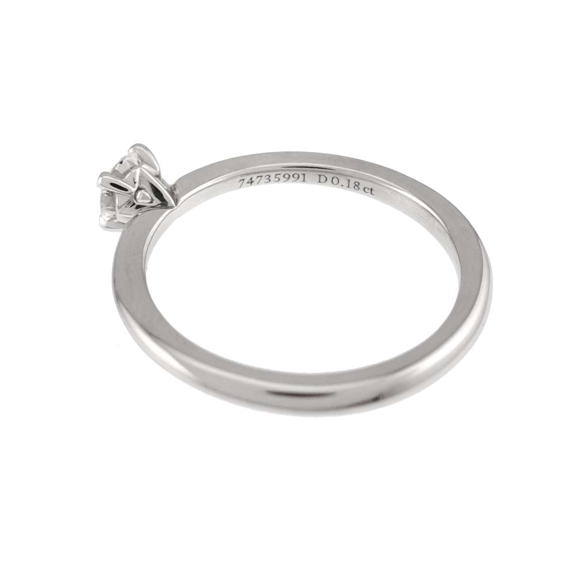 Diamond 0.18ct I/VS2/3EX Ring Pt 2.75-3(US)