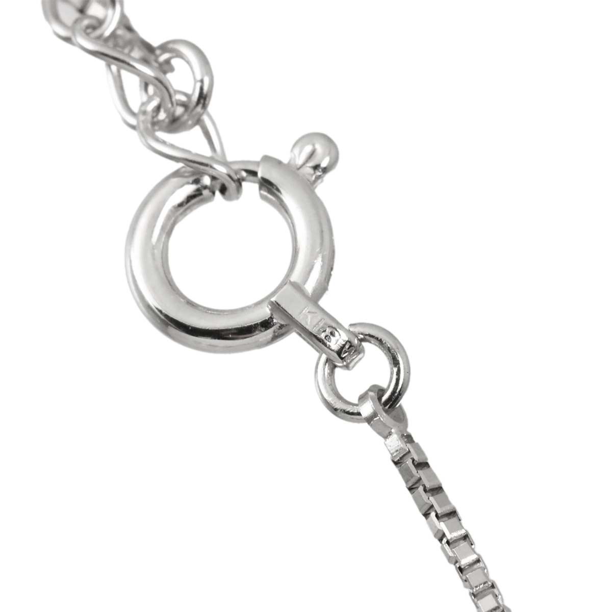 Diamond 0.38ct Necklace 18K WG 750