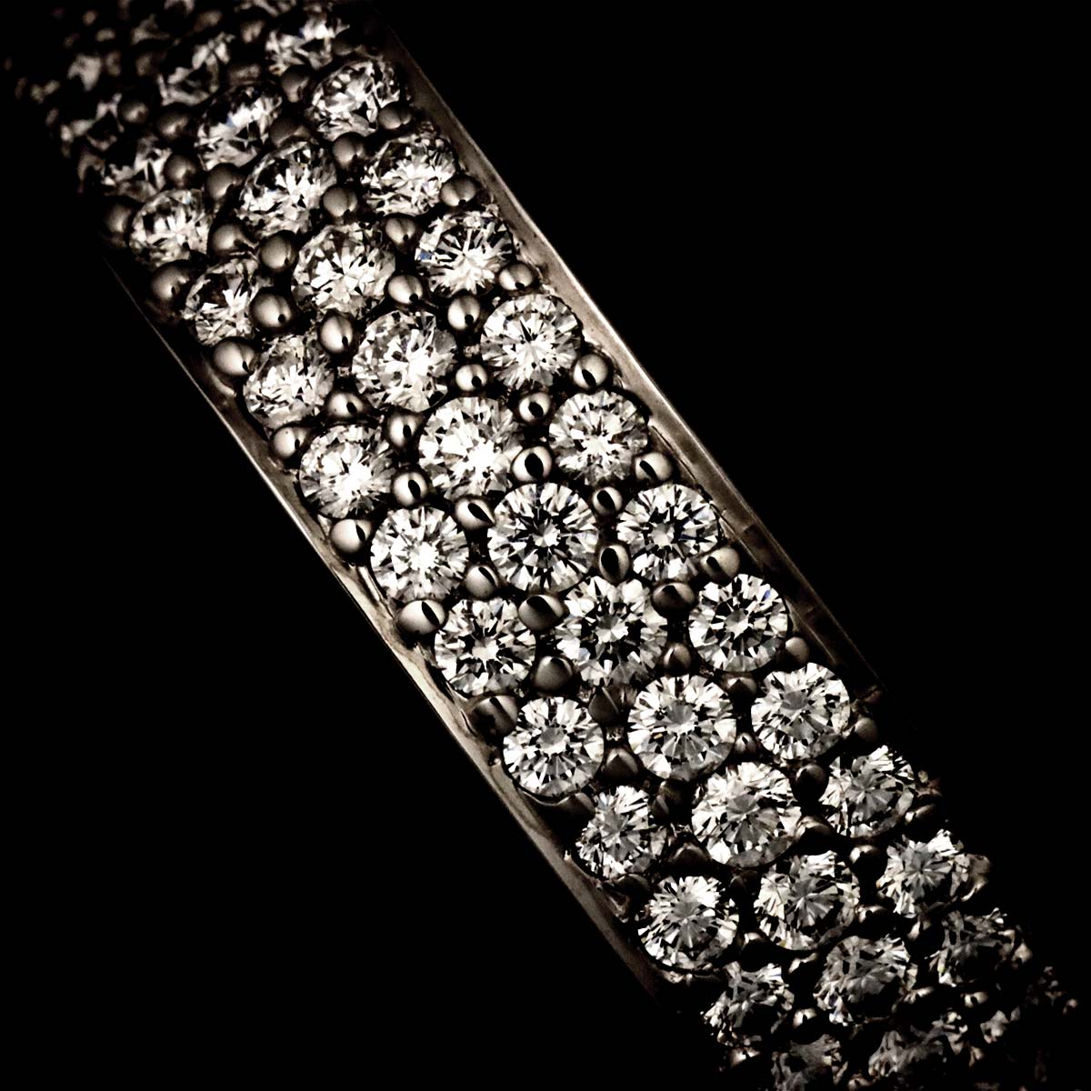 Diamond 0.61ct Ring 18K WG 750 size7.25(US)