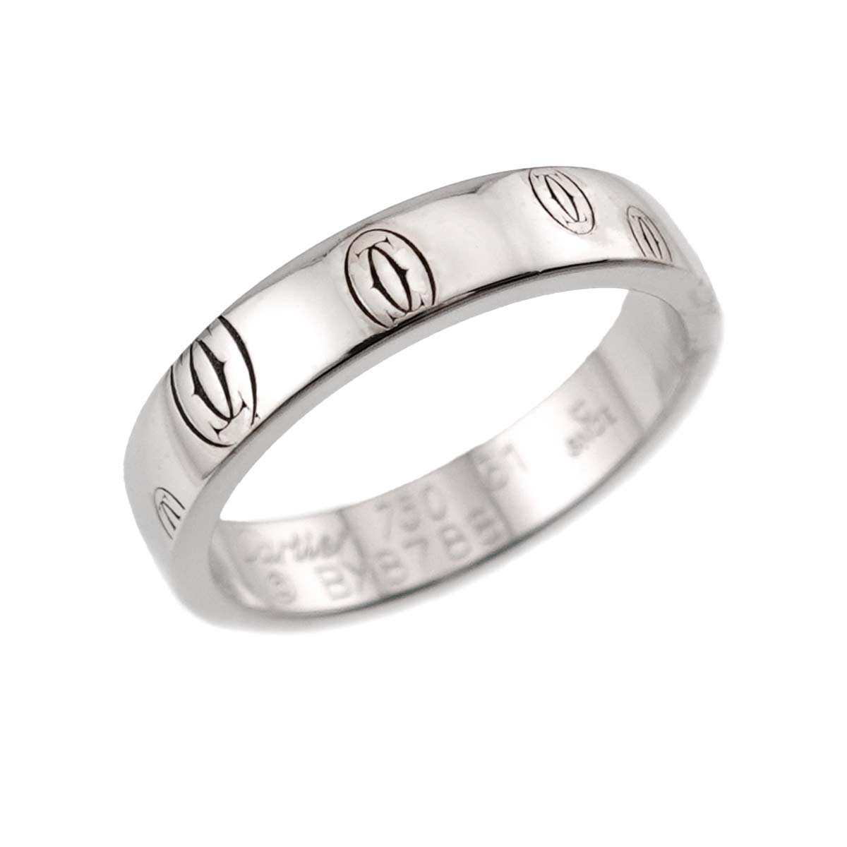 Happy Birthday Ring 18K White Gold 750 Size51 5.5-5.75(US)