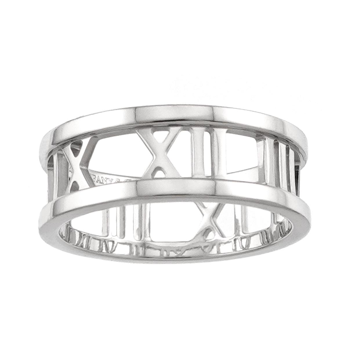 Atlas Diamond Ring 18K White Gold 750 size6.75(US)