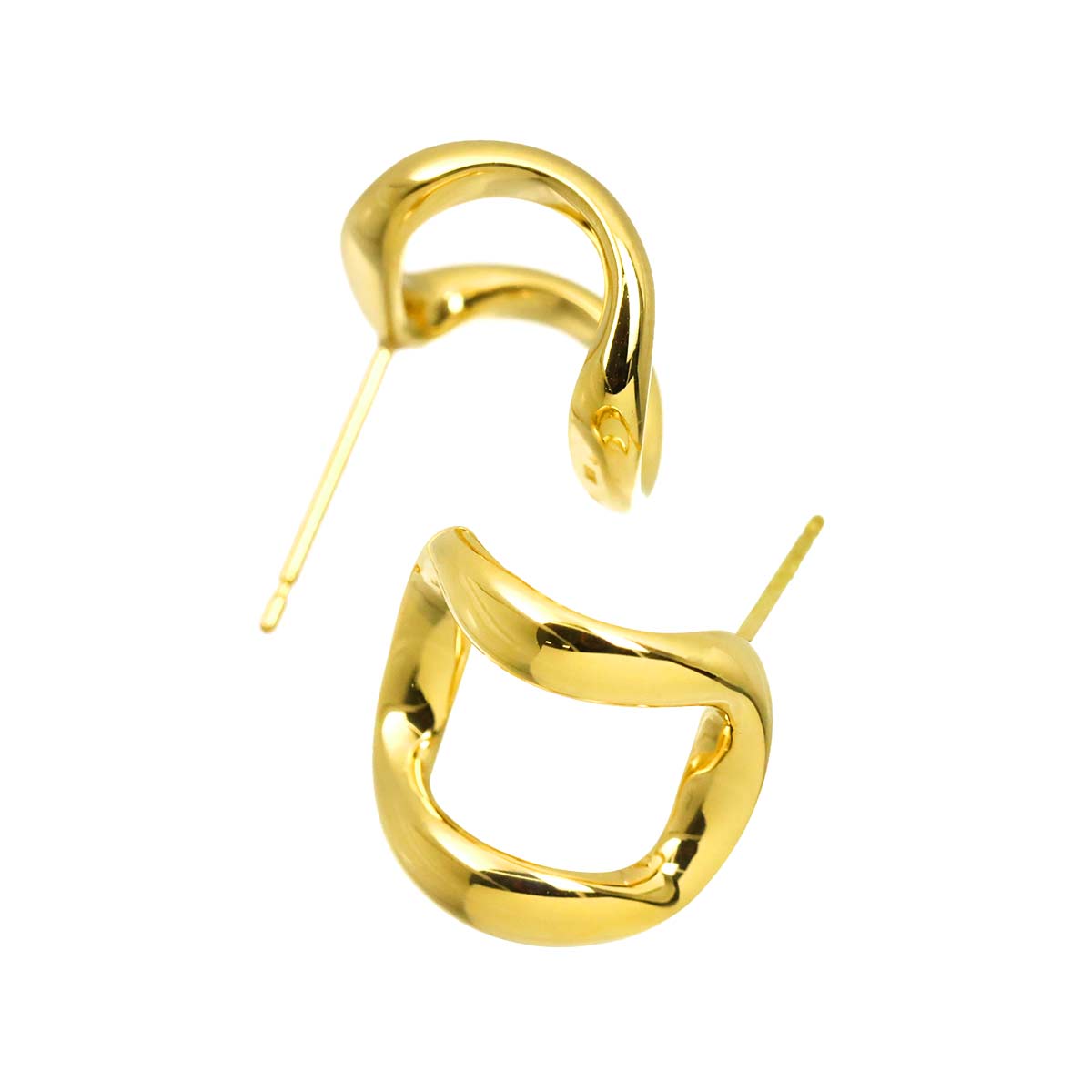 Earrings Pierced K18 YG 750