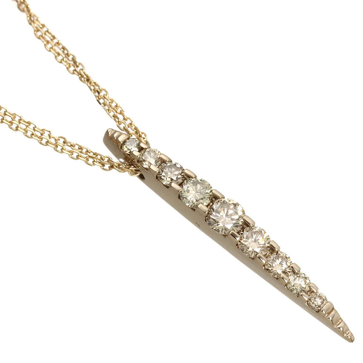 Brown Diamond 1.00ct Necklace 18K Brown Gold 750