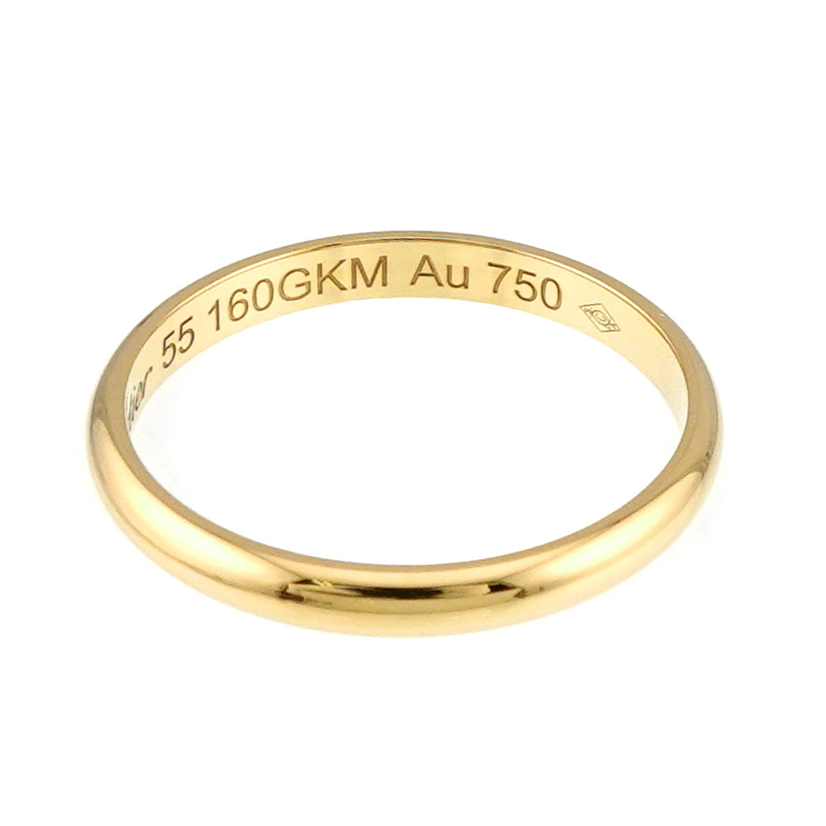 1895 Classic Band Ring 18K YG 750 size55 7.25(US)