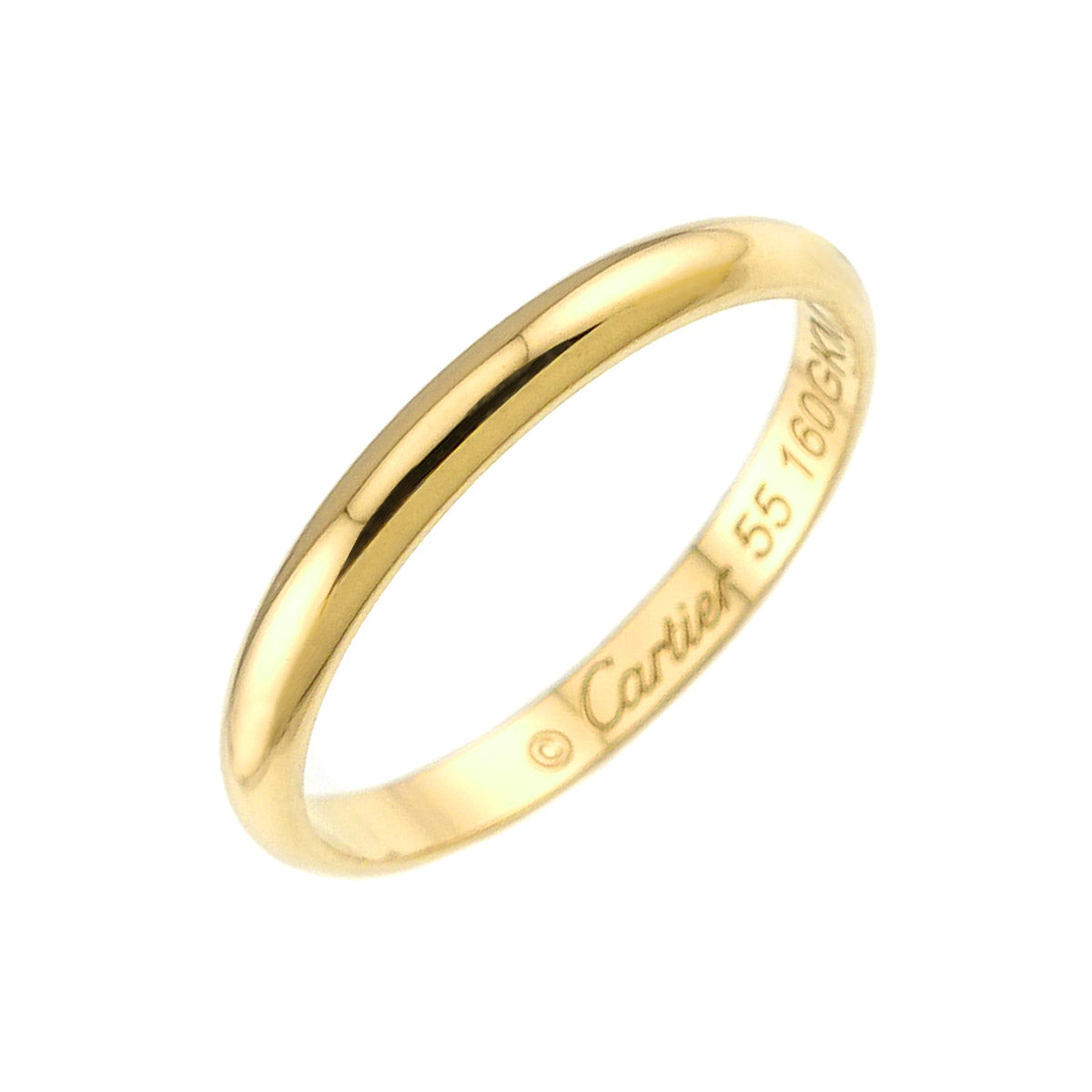 1895 Classic Band Ring 18K YG 750 size55 7.25(US)