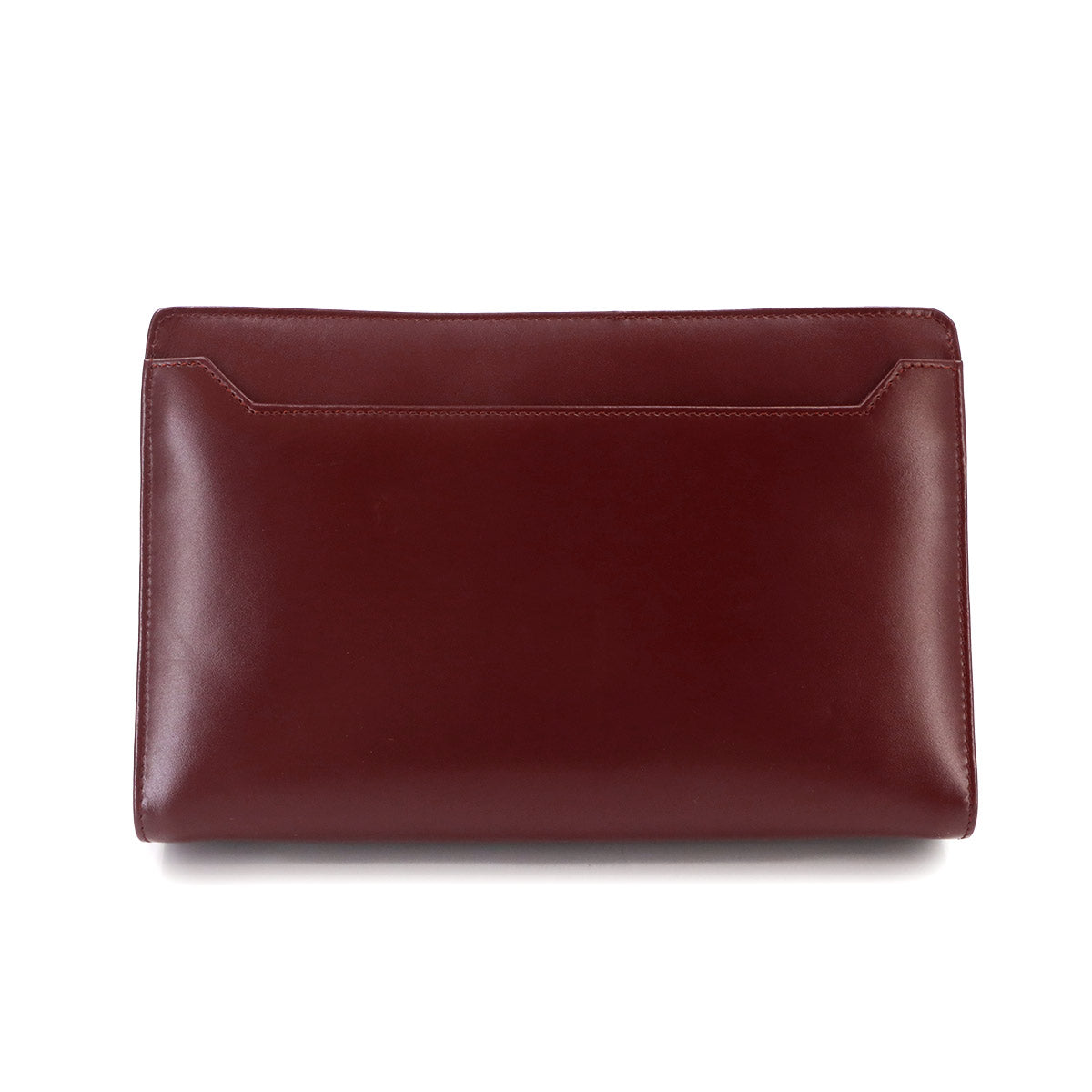 Must Line Clutch Bag Leather Bordeaux Purse