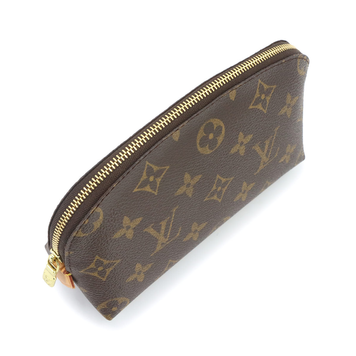 Monogram Pochette Cosmetic Pouch Brown M47515 Purse