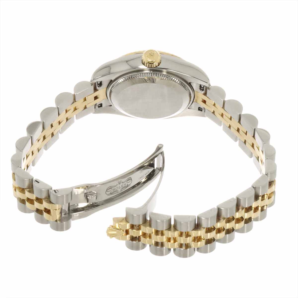 Datejust 179173G Serial F 750 YG 10P Diamond Gold Dial Ladies