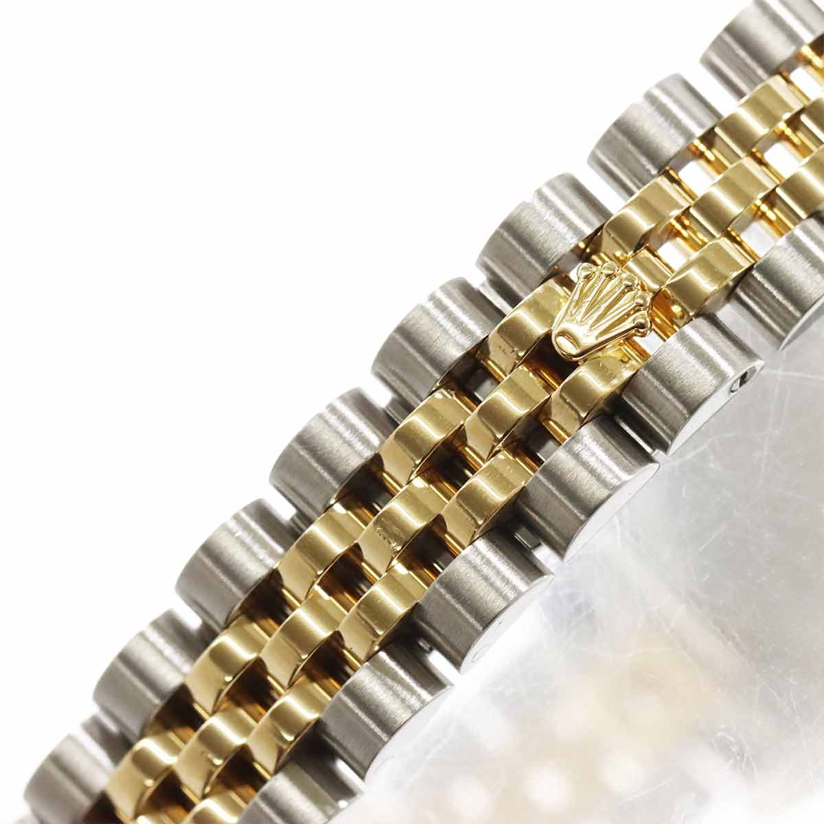 Datejust 179173G Serial F 750 YG 10P Diamond Gold Dial Ladies
