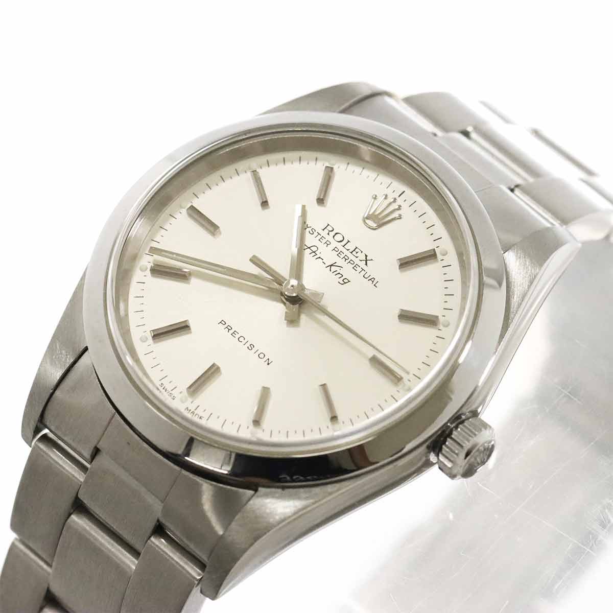 Air King 14000 Serial A Automatic Silver Dial Mens Watch