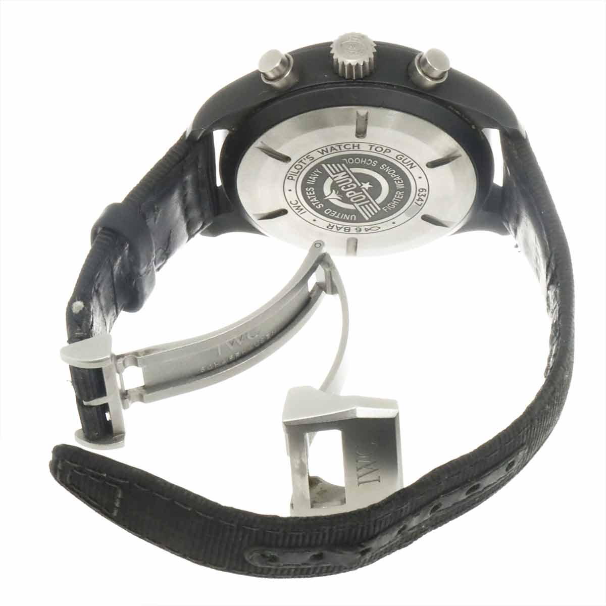 Pilot Watch Top Gun IW389101 Automatic Black Dial Mens Watch
