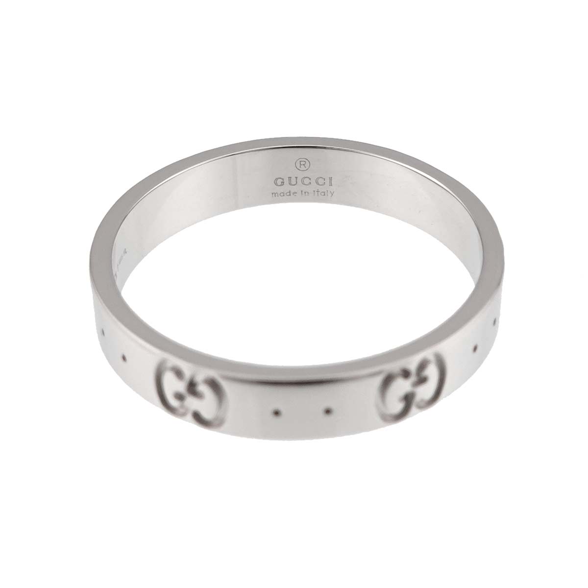 Icon Ring 18K WG White Gold 750 Size20 8.75-9(US)