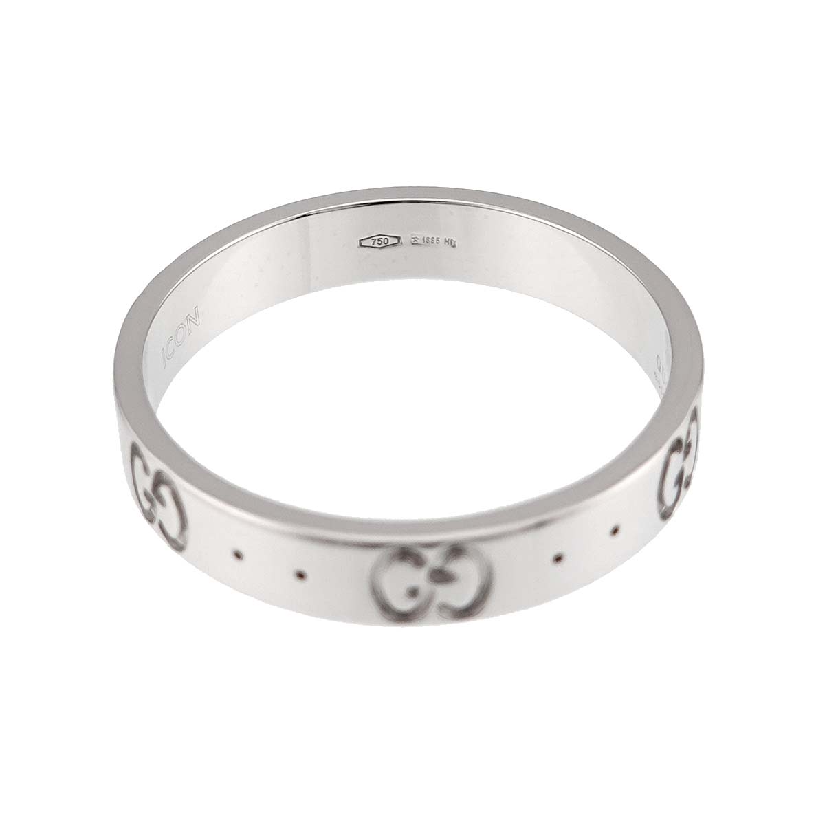 Icon Ring 18K WG White Gold 750 Size20 8.75-9(US)