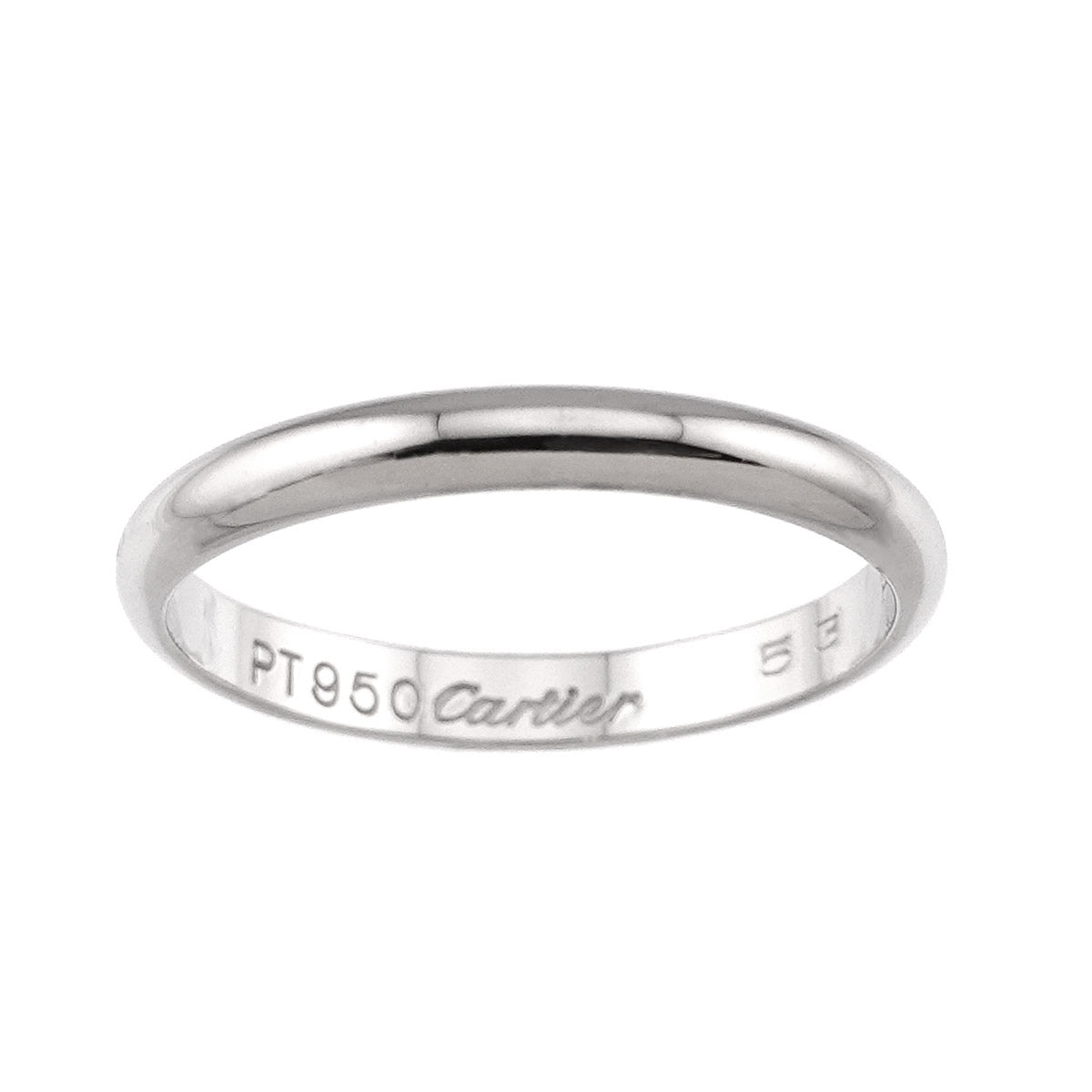 Classic Ring Platinum Size53 6.25-6.5(US)