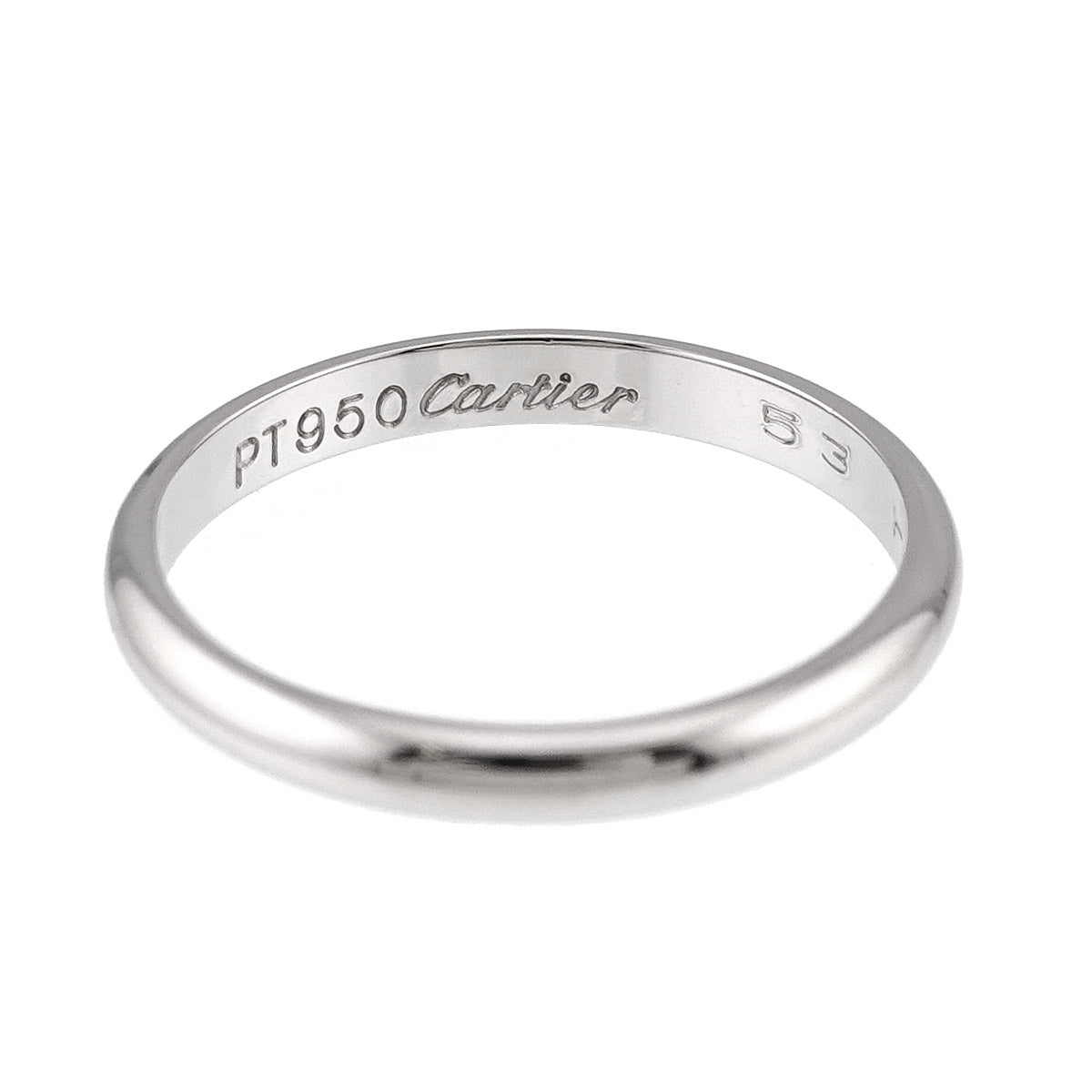 Classic Ring Platinum Size53 6.25-6.5(US)