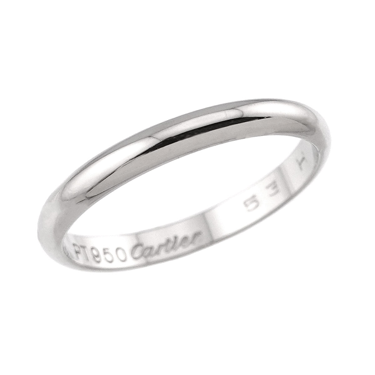 Classic Ring Platinum Size53 6.25-6.5(US)