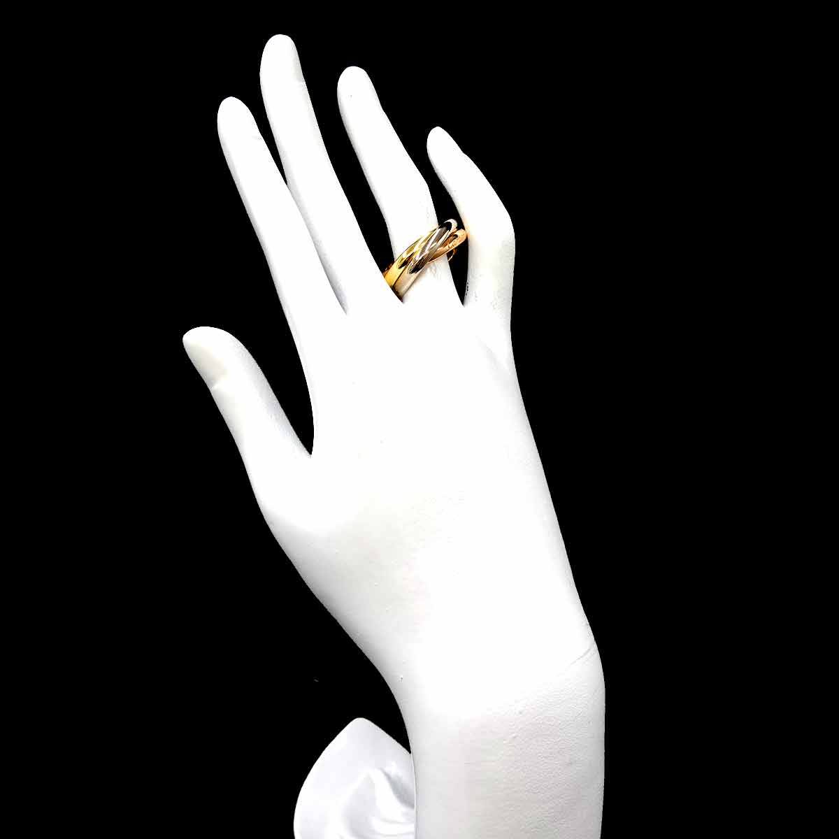 Trinity MM Ring 18K YG WG PG 750 Size69 12-12.25(US)