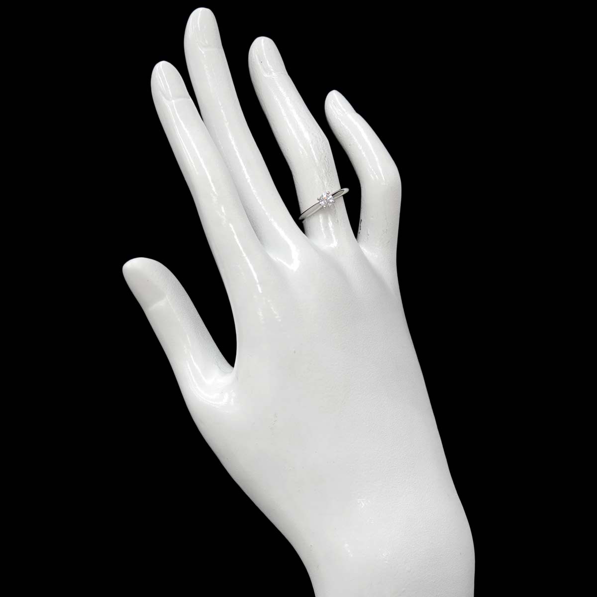Diamond 0.23ct E/VS1/3EX Ring Platinum size49 4.75-5(US)