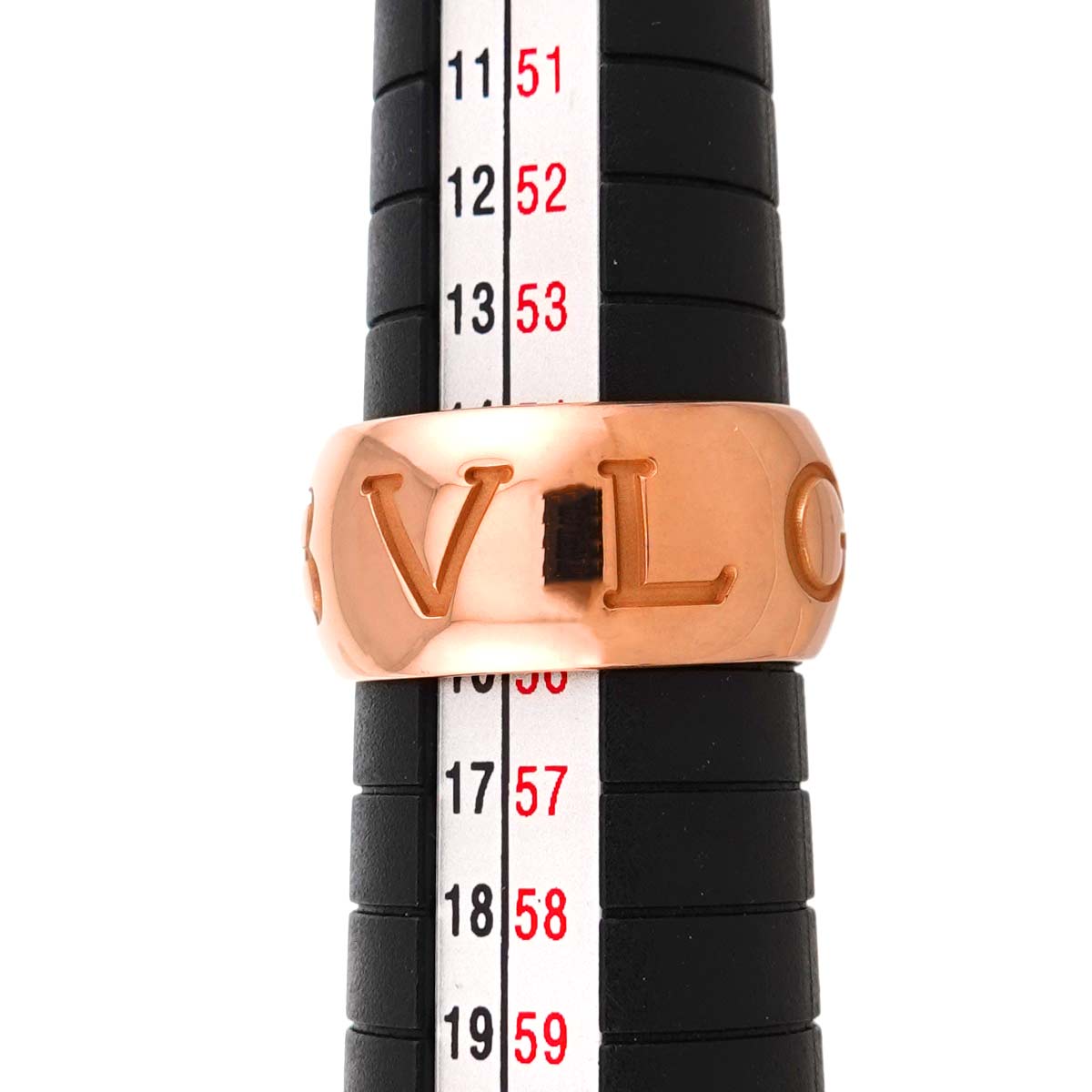 Monologo Ring 18K Pink Gold 750 Size56 7.25(US)