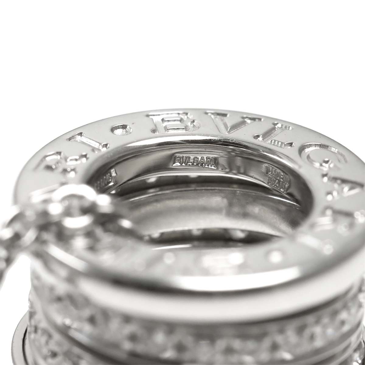 B-ZERO1 Diamond Necklace 18K WG White Gold 750