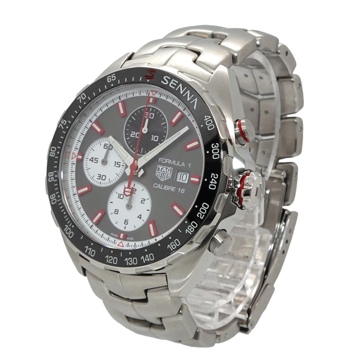 Formula 1 Ayrton Senna CAZ2017 Gray Dial Chronograph