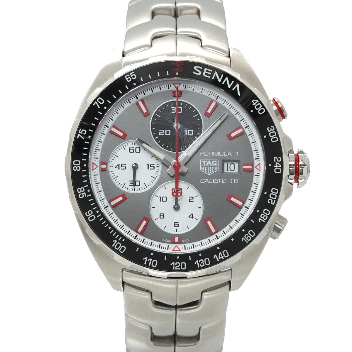 Formula 1 Ayrton Senna CAZ2017 Gray Dial Chronograph