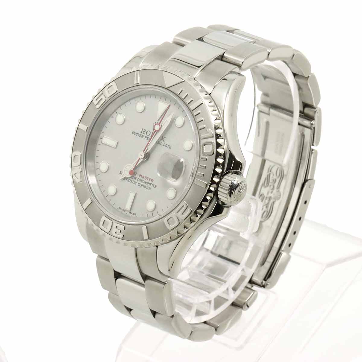 Yacht Master Rolesium 16622 Serial D Date PT Silver Dial