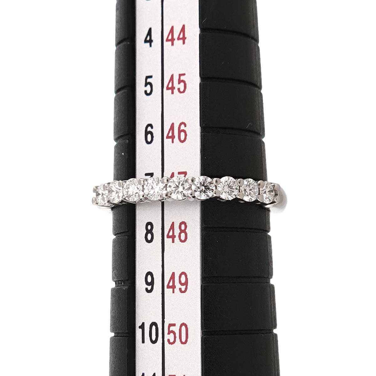 Forever Half Diamond Ring Platinum size4-4.5(US)