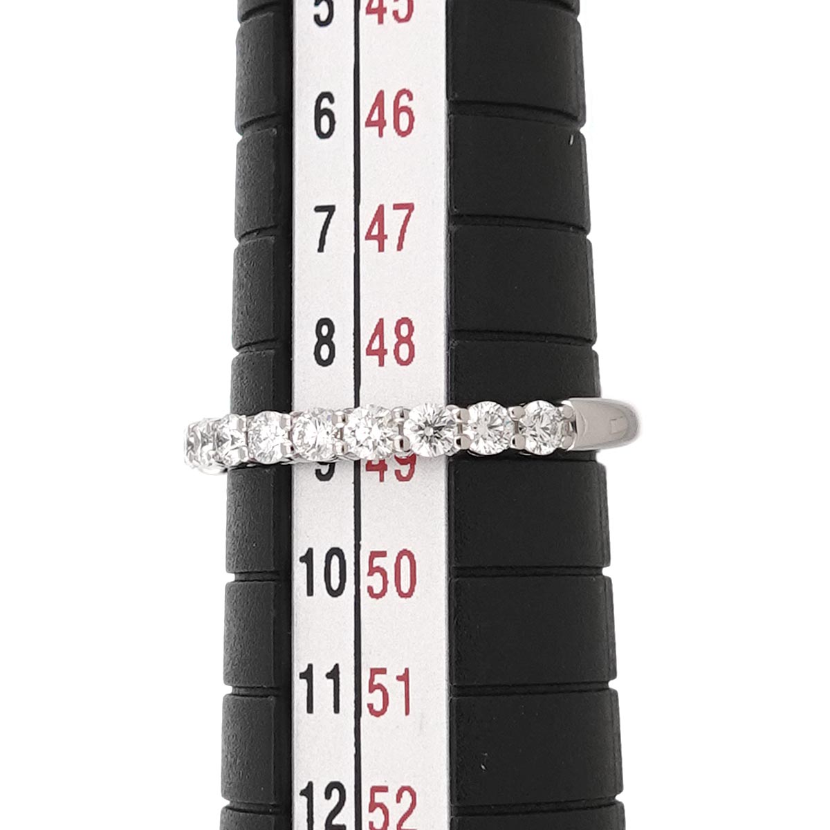 Half Diamond Ring Platinum size4.75-5(US)